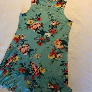 Sleeveless Floral Print sundress by Belle Sky